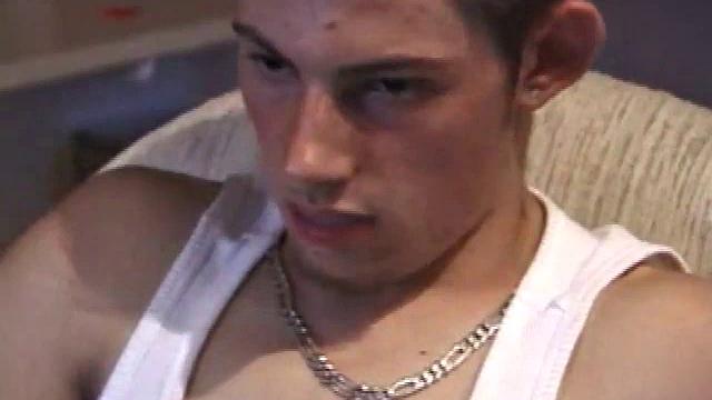 Skater boy Vince O'Neil strolls in after a long day on the board. He was hoping to pick up some chicks at the skate park, but comes back empty handed. So he puts his hand to work, and with a little help from his friend, he pumps out the cum load.
