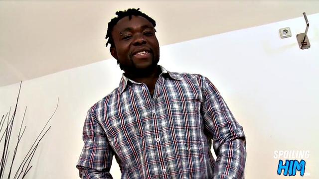 Muscular stud doggyfucked