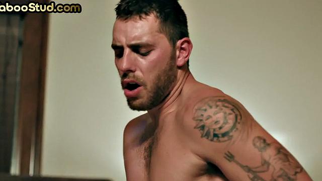 Weird stepbro barebacks skinny brother till cum in mouth