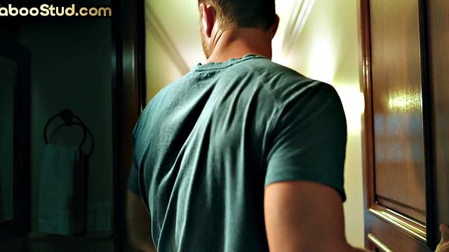 Weird stepbro barebacks skinny brother till cum in mouth