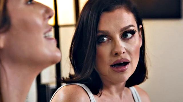 A tattooed MILF tongue and finger her GF's wet pussy and tight ass