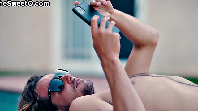 Tiny blonde passionate outdoor lovemaking with lover