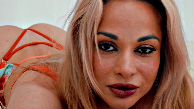 Throated - Busty Blonde Deepthroats Massive Cock