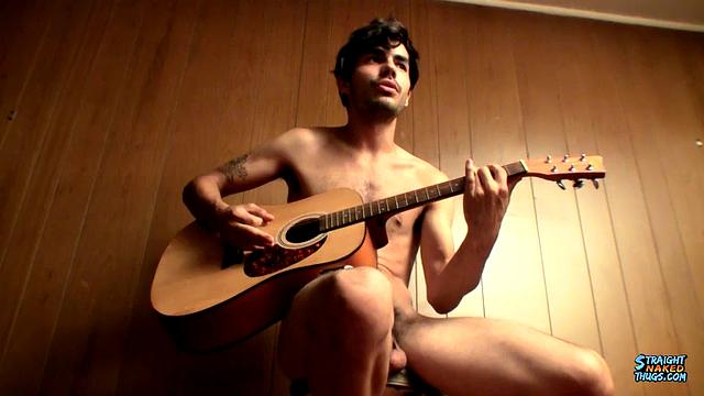 Devin Reynolds Shows Off Guitar Skills And Stroking Skills