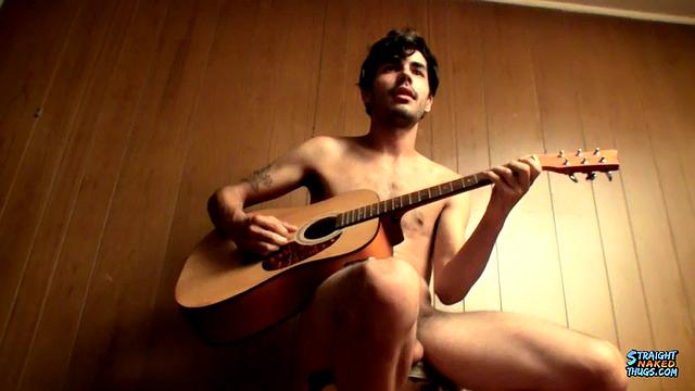 Devin Reynolds Shows Off Guitar Skills And Stroking Skills