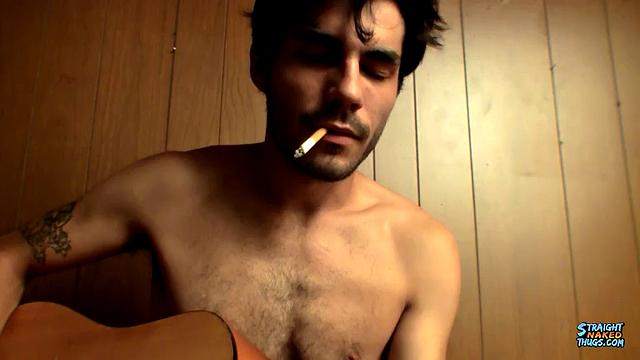 Devin Reynolds Shows Off Guitar Skills And Stroking Skills