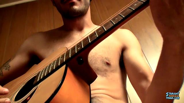Devin Reynolds Shows Off Guitar Skills And Stroking Skills