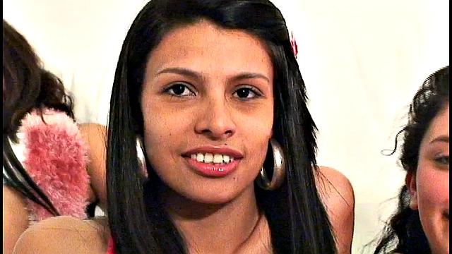 Three hot lesbians finger and play with each other's