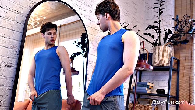Andrew Abbott takes control and goes hard in intense gay action
