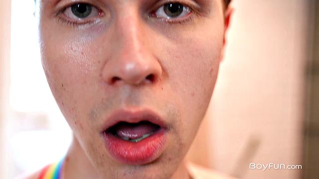Andrew Abbott takes control and goes hard in intense gay action