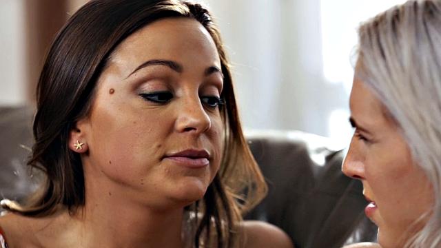 GIRLSWAY - Squirter Cadence Lux Seeks Advice From Horny Bestie Abigail Mac