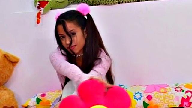 Little lupe fingers her pussy in a hardcore scene