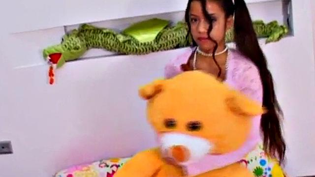 Little lupe fingers her pussy in a hardcore scene