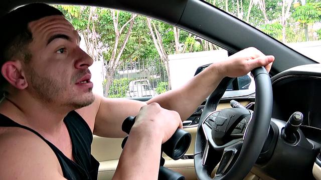 Threesome With Hot Bike Thief