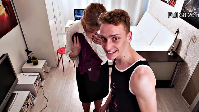 TUTOR4K. Teacher doesnt want nude video to be published and agrees for sex