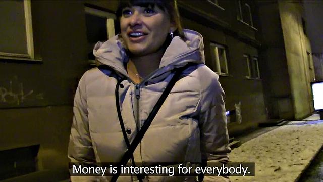 Hot Czech babe fucks in garage