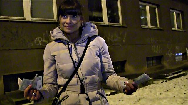 Hot Czech babe fucks in garage