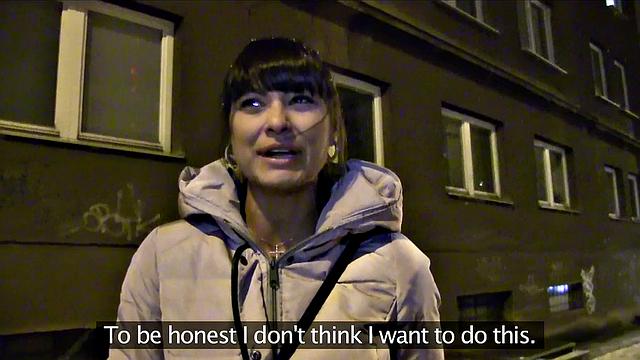 Hot Czech babe fucks in garage