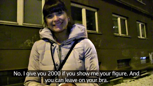 Hot Czech babe fucks in garage