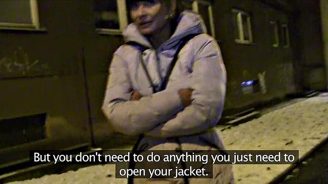 Hot Czech babe fucks in garage