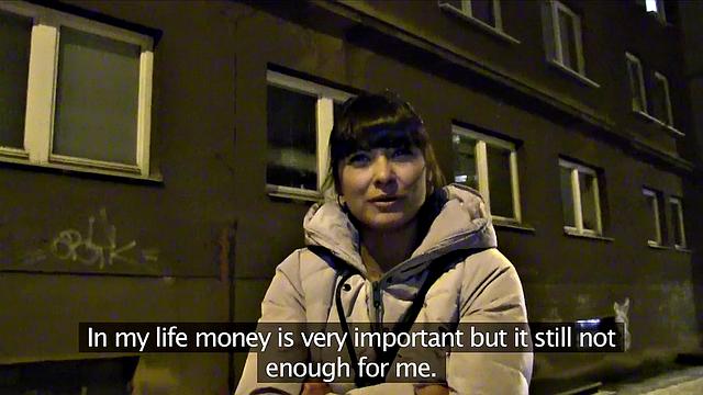 Hot Czech babe fucks in garage