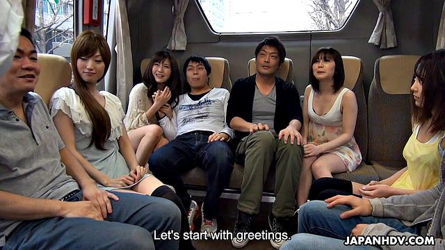 Hikaru Ayami, Mitsuka Koizumi, Mitsuki and Chiharu fucked on touristic tour