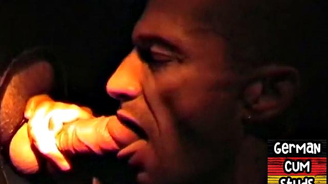 Amateur german stud deepthroating