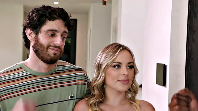 NAUGHTY GIRL ANNA CLAIRE CLOUDS CHEATS ON HER BOYFRIEND WITH HIS BLACK BEST FRIEND