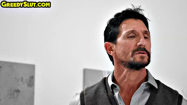 21yo greedy slut gets smashed by mature