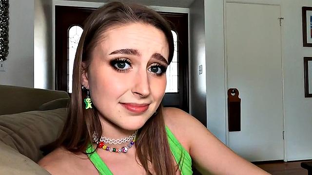 Hairy stepdaughter fucked in POV by lusty stepfather