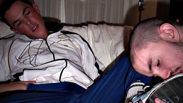 Sneakers fetish stud fucked by BF after cocksucking