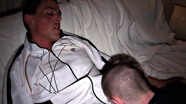 Sneakers fetish stud fucked by BF after cocksucking