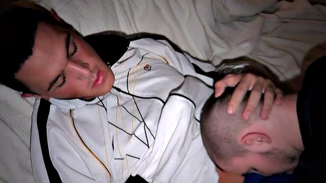 Sneakers fetish stud fucked by BF after cocksucking