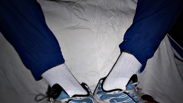 Sneakers fetish stud fucked by BF after cocksucking