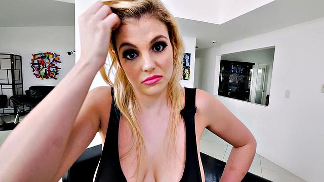 Get backstage and watch this hot chick take it from behind like a pro