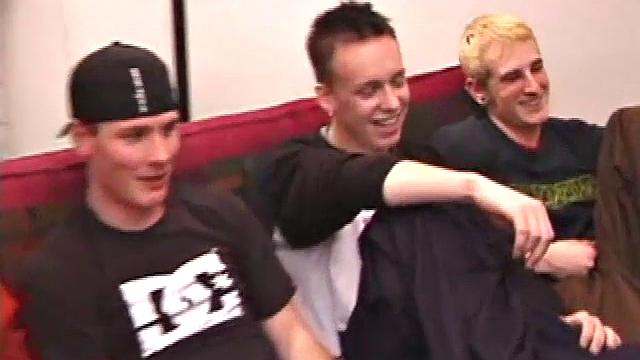 In this hot foursome, it's fun to watch two side-by-side blow jobs. Everyone gets a taste of the other's cock, before Roar fucks Torque.