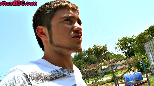 Ebony picked up and public nailed outdoor by white