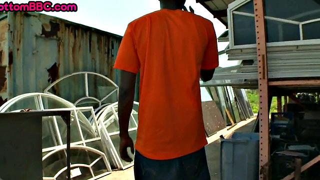 Ebony picked up and public nailed outdoor by white