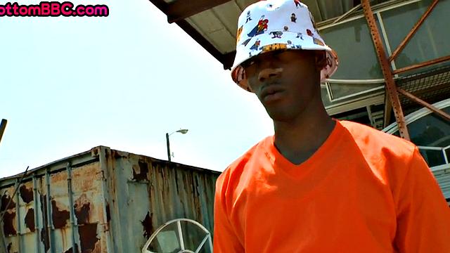 Ebony picked up and public nailed outdoor by white