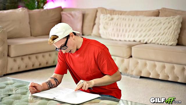 Punished by Granny! Skinny 60 you Jacy Fucks Student