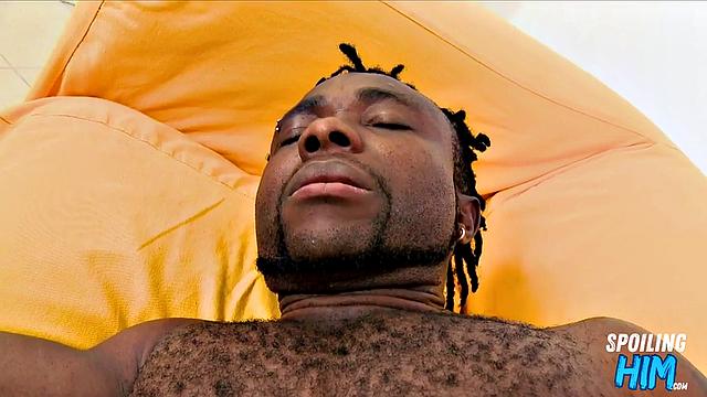 Nasty ebony assfucked at casting