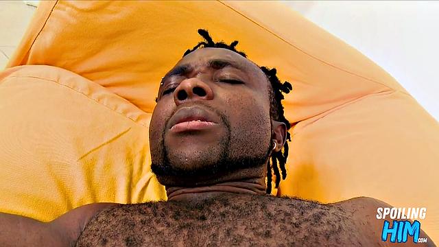 Nasty ebony assfucked at casting