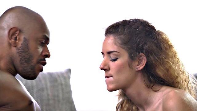 BLACK4K. Boss has a black rod that can make his employee soaking wet