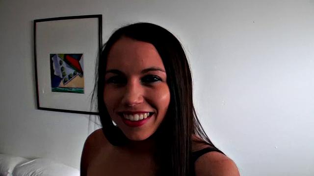 Watch Rise For Rosa's bald pussy get fucked outdoors and take a facial in POV