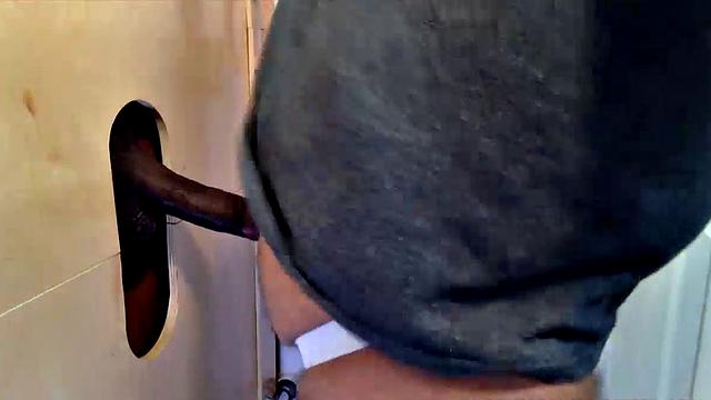 Married Black Guy Gloryhole Fucks My Ass