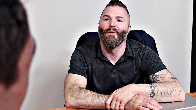 FamilyCreep - Latino Jock Barebacks Older Man In Office
