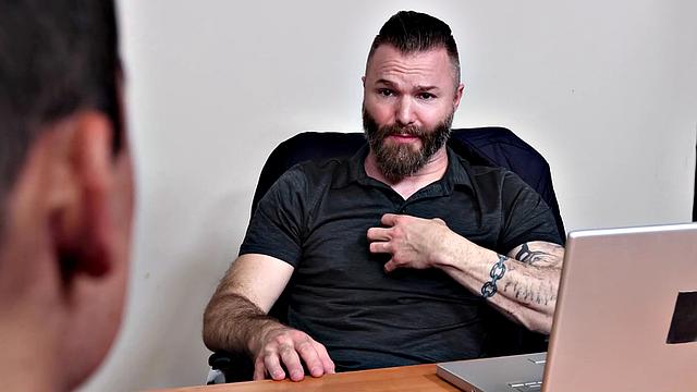 FamilyCreep - Latino Jock Barebacks Older Man In Office