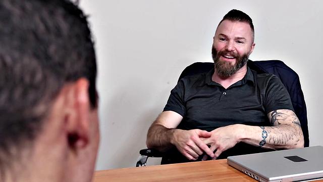 FamilyCreep - Latino Jock Barebacks Older Man In Office