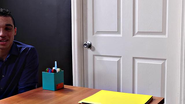 FamilyCreep - Latino Jock Barebacks Older Man In Office