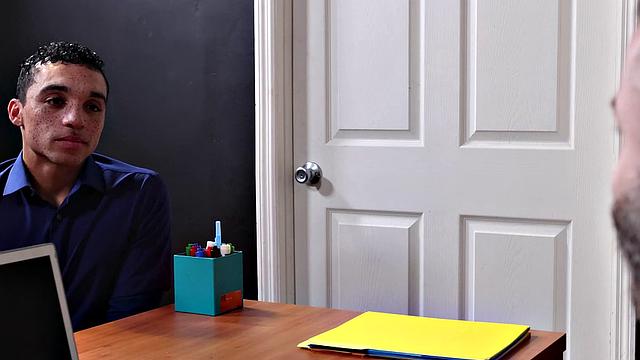 FamilyCreep - Latino Jock Barebacks Older Man In Office